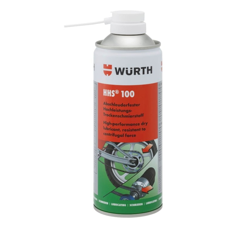Smar HHS Drylube WURTH 400ml suchy wosk PTFE łańcuchy maszyny O-Ring