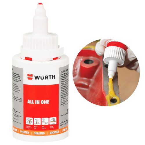 Szczeliwo ALL IN ONE WURTH 50g klej uszczelniacz gwinty rury kołnierze