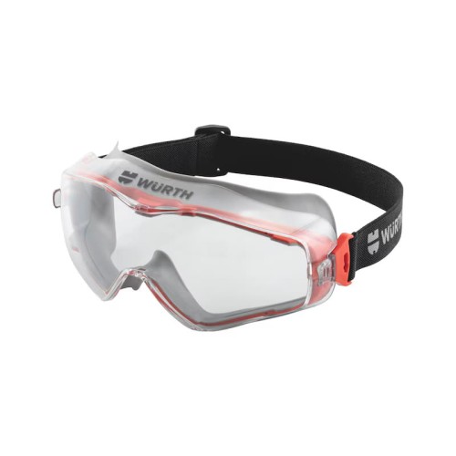 Gogle ochronne FS2020-01 WURTH full-vision przezroczyste poliwęglan UV EN