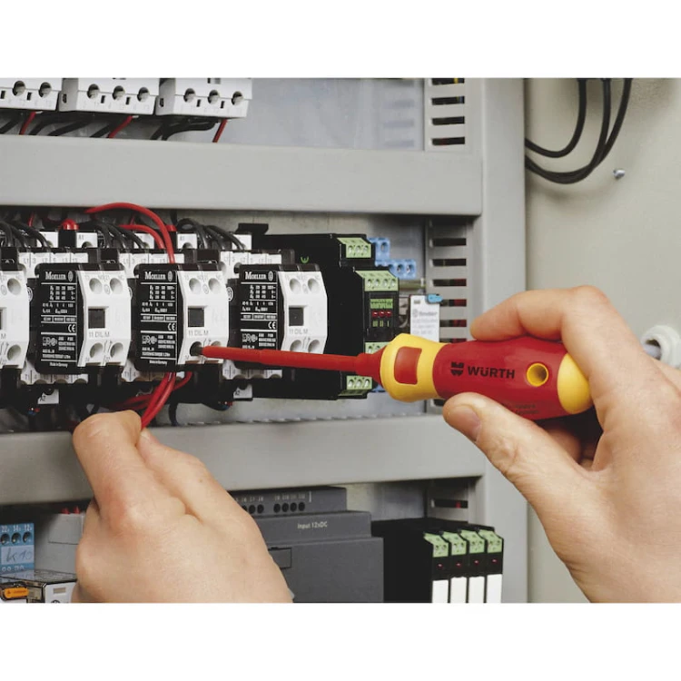 Zestaw wkrętaków VDE 14szt WURTH w kasecie 12 grotów nasadka obrotowa