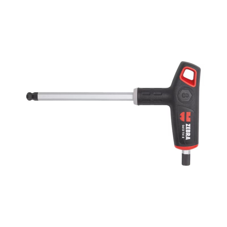 Zestaw kluczy imbusowych T 6 el. WURTH uchwyt 2C Black Point kulkowe