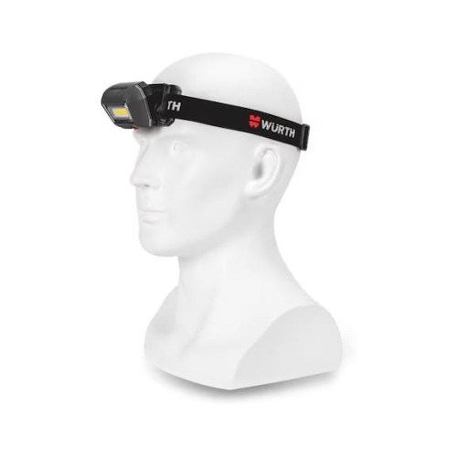 Latarka czołowa LED akumulatorowa Ergopower Sensor WURTH USB-C 280 lm