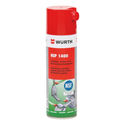 Pasta montażowa HSP 1400 spray 300ml WURTH wysokotemperaturowa ochrona