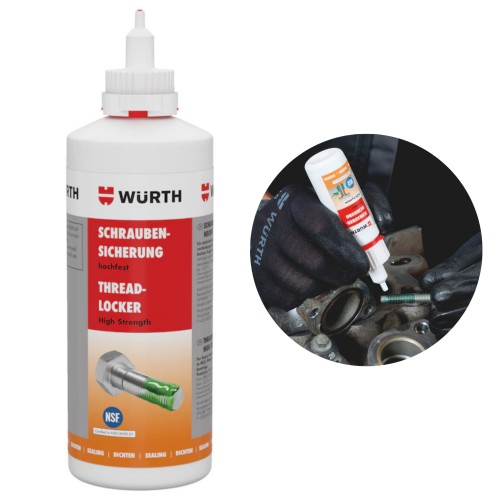 Klej do gwintów mocny WURTH 250g uszczelniacz śrub odporny na korozję