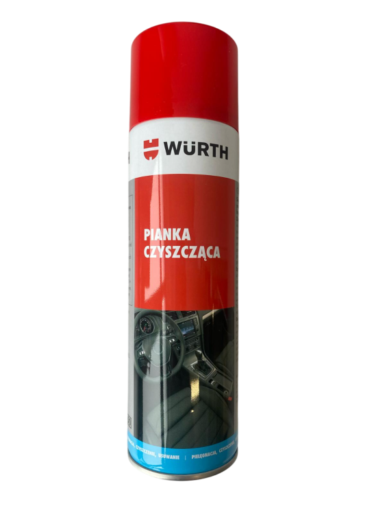 Pianka cargo do czyszczenia tapicerki, wnętrza auta WURTH 500 ml