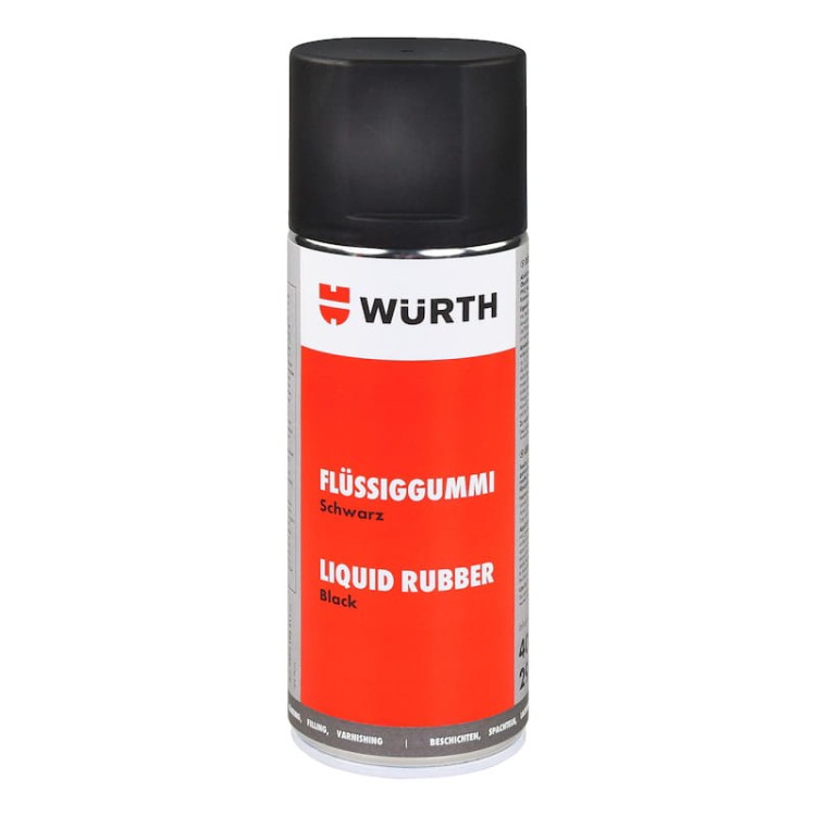 Płynna guma w sprayu WURTH 400 ml CZARNA