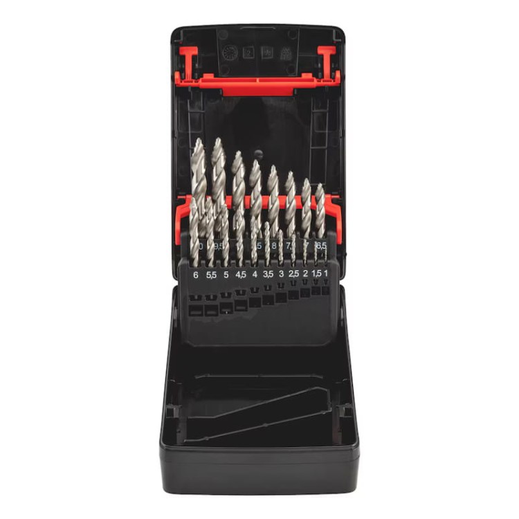 Wiertła HSS SMART STEP WURTH 1-10mm 19szt DIN 338 w kasecie ORSY