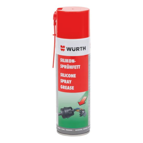 Smar silikonowy w sprayu  WURTH 500 ml