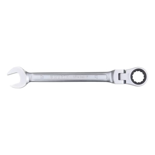 Klucz płasko-oczkowy z grzechotką 13 mm WURTH – 72 zęby, chromowany