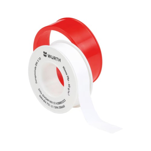 Taśma do uszczelniania gwintów PTFE 0,10x12x12 WURTH