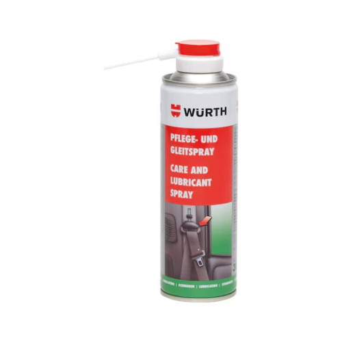 Spray do konserwacji tworzyw sztucznych i gumy WURTH 300ml - pielęgnacja