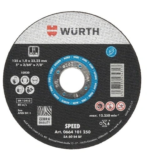 Tarcza tnąca Speed Plus do stali nierdzewnej WURTH 230 mm