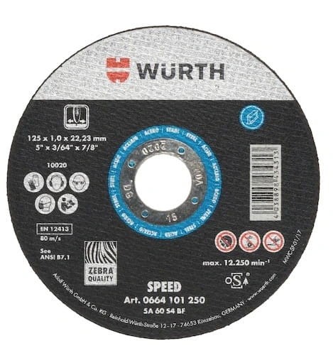 Tarcza tnąca Speed Plus do stali nierdzewnej WURTH 230 mm
