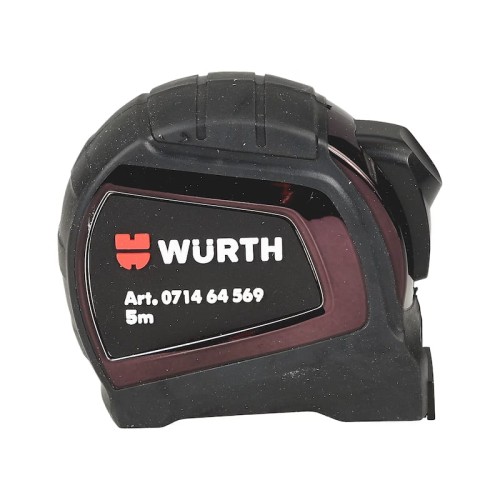 Kieszonkowa taśma miernicza zwijana z magnesem WURTH 25 mm - 5 m