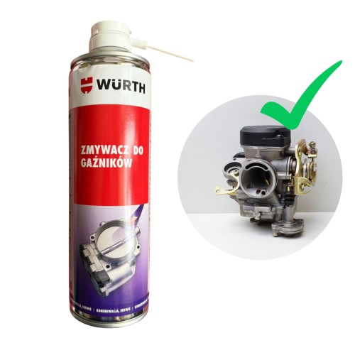Środek czyszczący do przepustnicy i gaźników WURTH 500ml - skuteczny