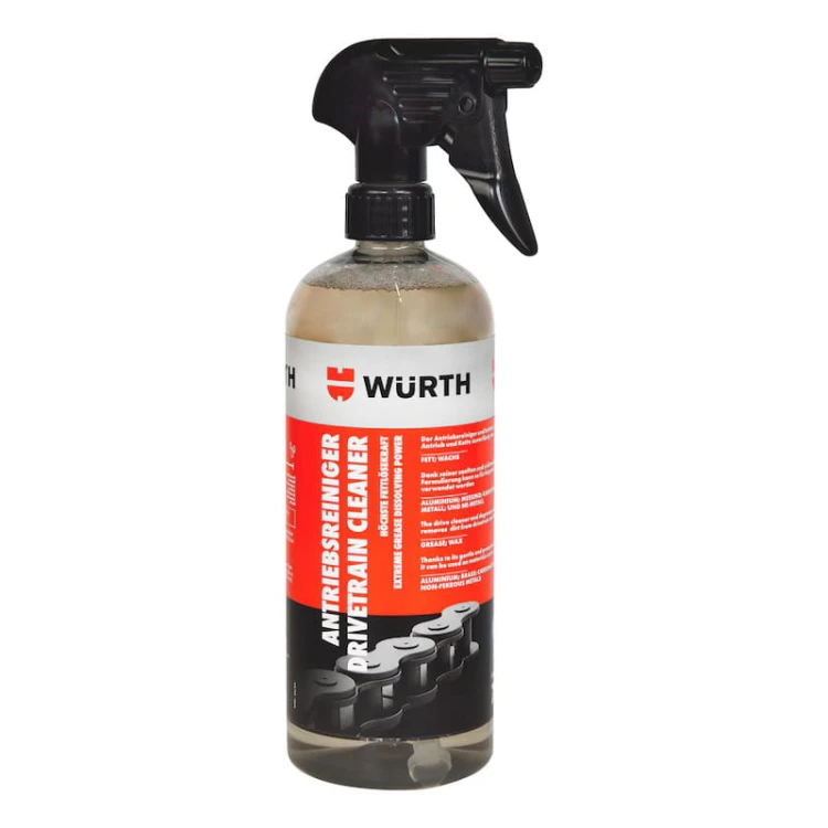 Odtłuszczacz do łańcuchów rowerowych WURTH 750 ml - zmywacz