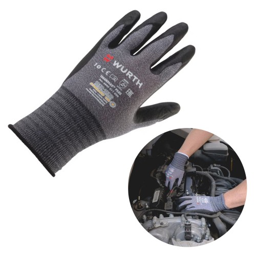 Rękawice ochronne WURTH Tigerflex Plus rozmiar 7 - robocze, 1 para