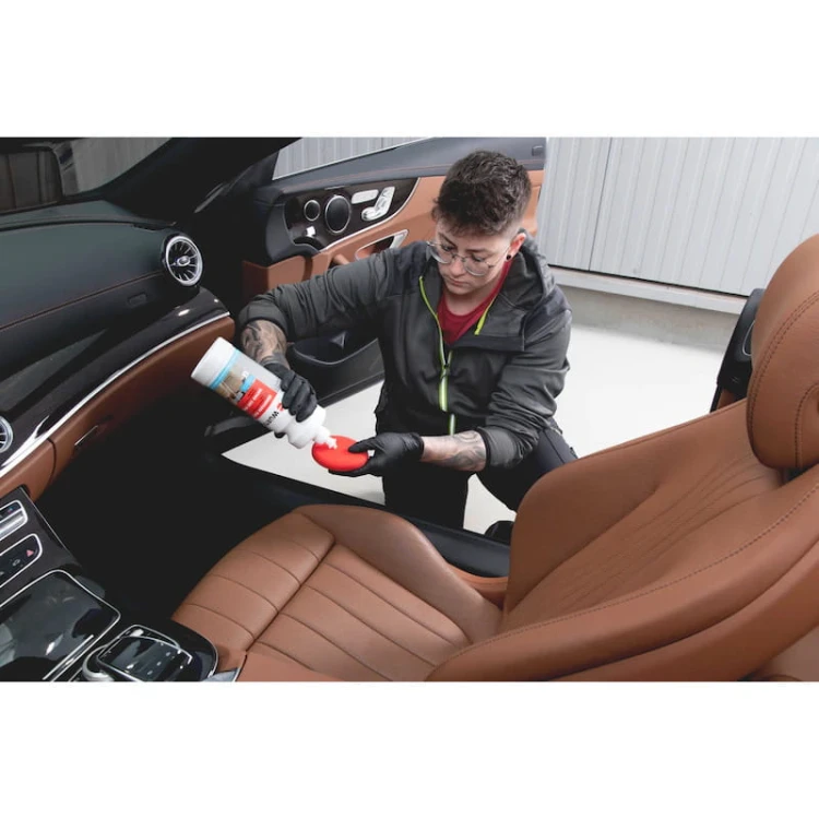 Aplikator okrągły - gąbka do dressingu, wosku WURTH DETAILING 4 szt.