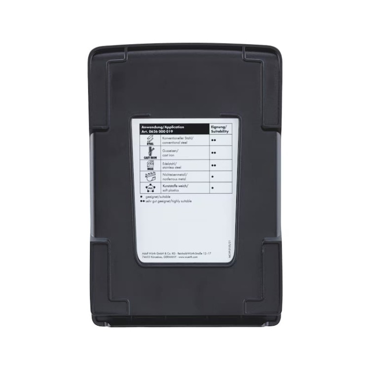 Zestaw wierteł spiralnych WURTH HSCo DIN 338 typ RN Oxide 19 el.