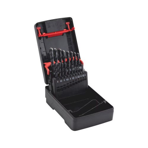 Zestaw wierteł spiralnych HSS DIN 338 typ RN 130° WURTH 19 el.