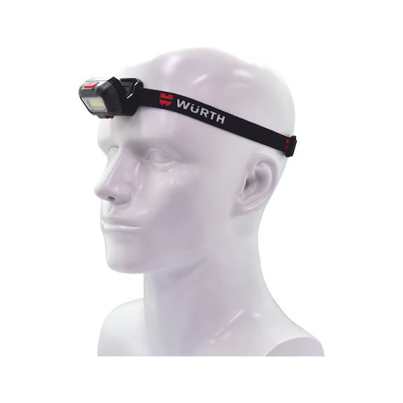 Akumulatorowa latarka czołowa LED Ergopower (USB-C) 160 LM WURTH