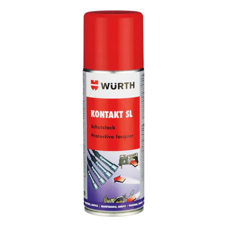 Lakier ochronny do styków konektorów spray SL WURTH 200 ml