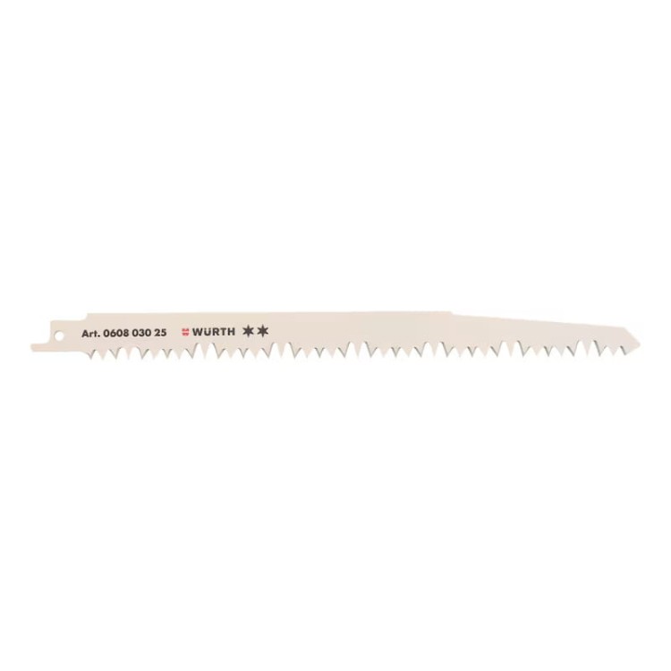 Brzeszczot do piły szablastej drewno WURTH 240x5mm 5 szt. dwie gwiazdki