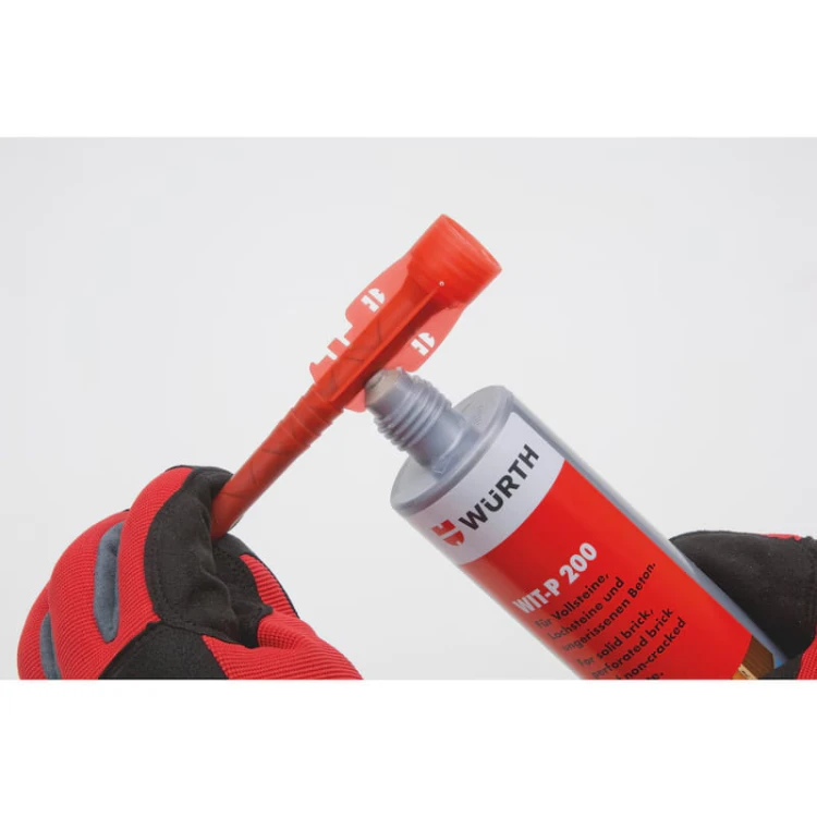 Mieszadło statyczne do kartuszy WURTH Fill & Clean 21,5cm czerwone WIT