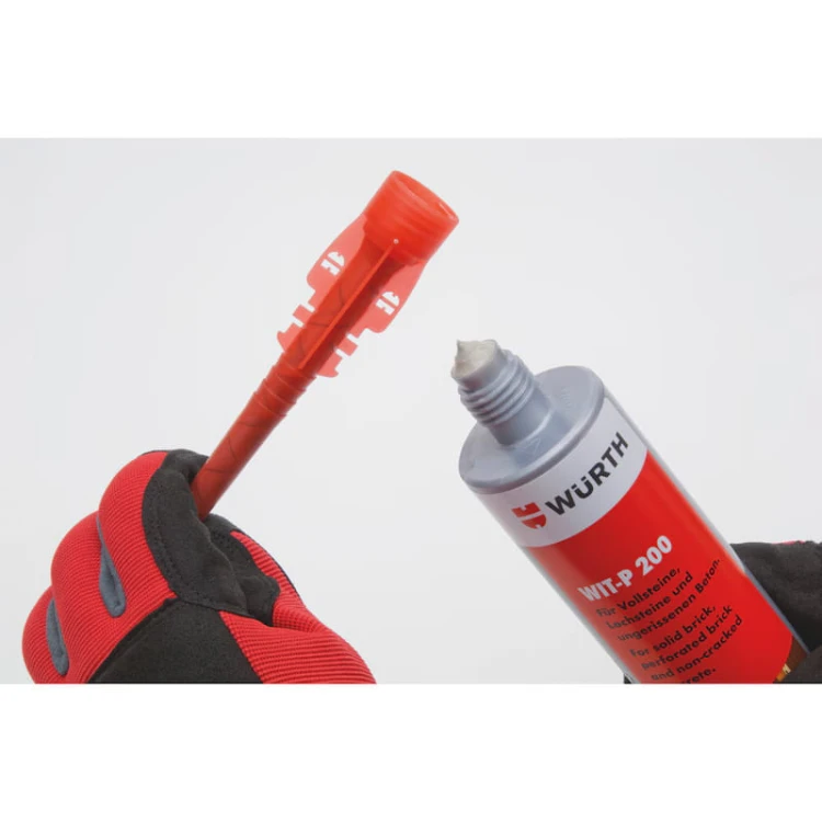 Mieszadło statyczne do kartuszy WURTH Fill & Clean 21,5cm czerwone WIT
