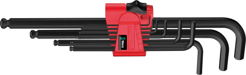 Zestaw kluczy imbusowych WERA 950 PKL/9 BMN 9el Hex Plus BlackLaser