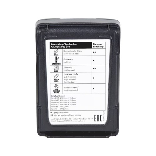 FREZY PALCOWE WURTH MX 10 szt. węgliki spiekane do stali i metali ORSY