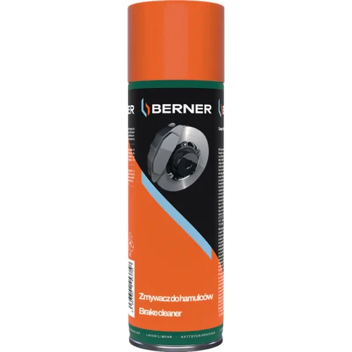 Zmywacz do hamulców BERNER 500 ml spray czyszczący odtłuszczacz