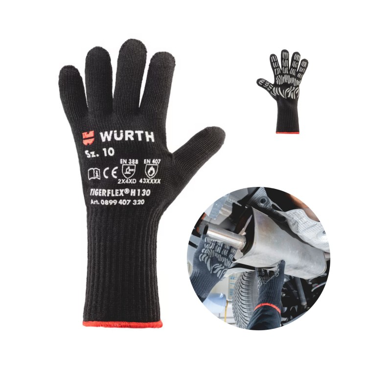 Rękawice TIGERFLEX H-130 WURTH XL odporne na wysokie temperatury