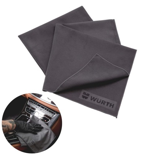 Ściereczka mikroaktywna Połysk Pro Gloss WURTH 40x40 cm szara Shine