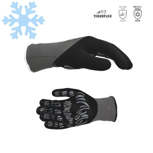 Rękawice zimowe Tigerflex Thermo WURTH rozmiar 9 lateksowe komfortowe