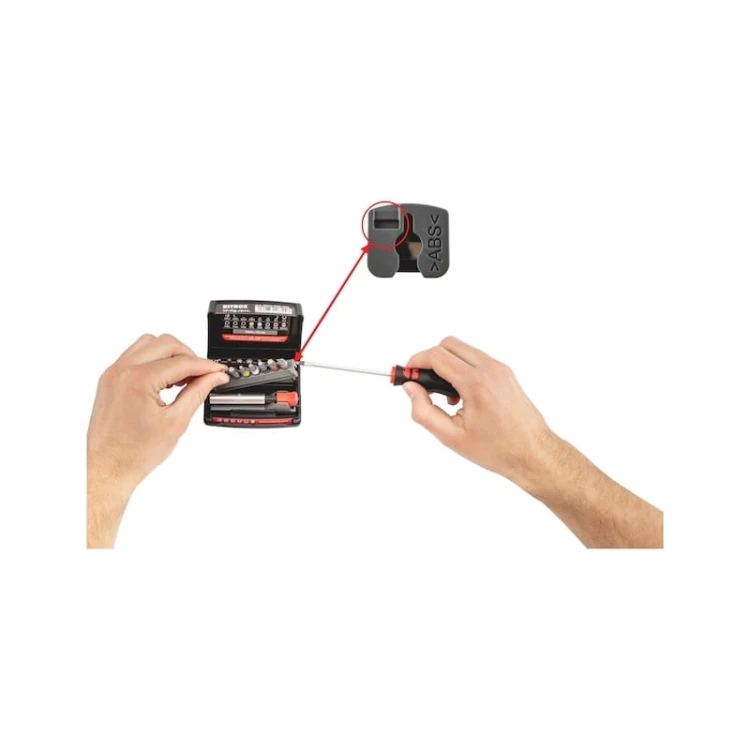 Zestaw bitów 1/4 cala 17 szt. WURTH RW PH PZ TX 6KT pudełko ORSY uchwyt