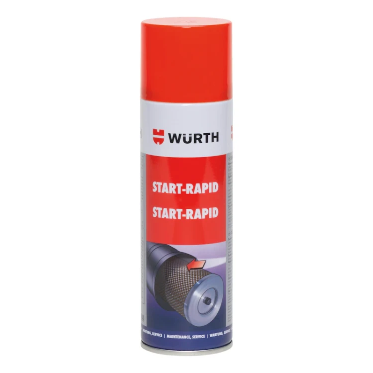 Spray do rozruchu silnika Start-Rapid łagodne dla akumulatora WURTH 300 ml