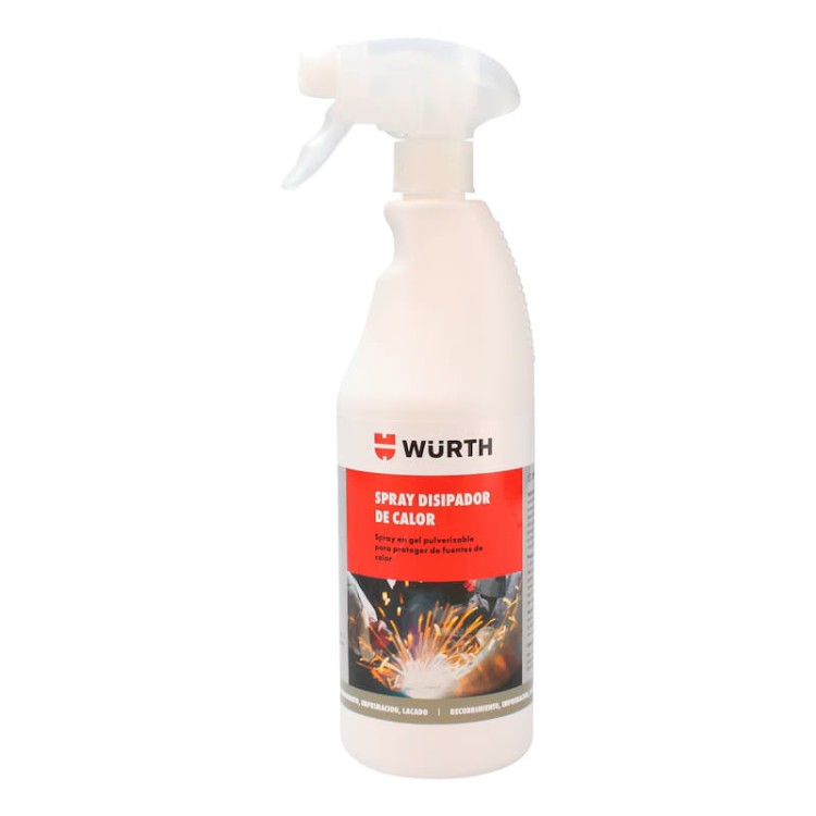 Żel w sprayu rozpraszający ciepło WURTH 750 ml preparat ochronny