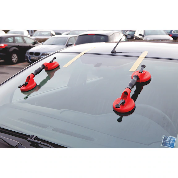 Chwytaki do szyb z przyssawkami ruchome głowice udźwig do 45 kg WURTH
