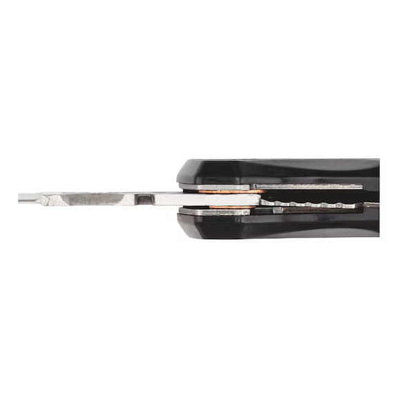 Bezpieczny nóż do cięcia kabli z blokadą Linerlock WURTH