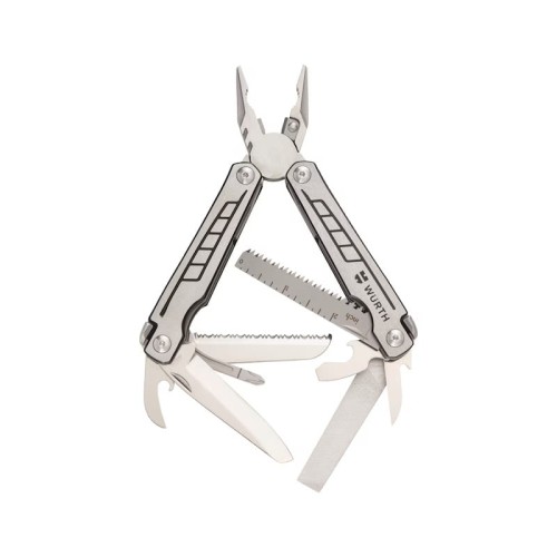 Zestaw narzędzi wielofunkcyjnych Multitool WURTH 9w1 etui narzędzie camping