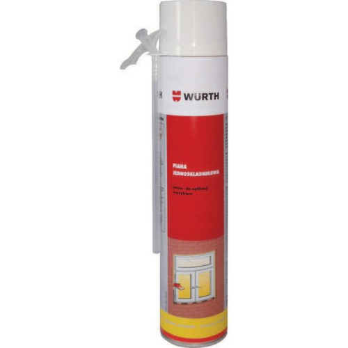 Piana Montażowa Letnia WURTH 750ml 1K Wężyk Izolacja Uszczelnianie