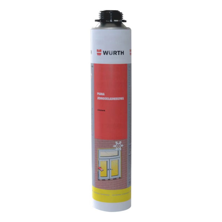 Piana montażowa pistoletowa zimowa WURTH 750ml B3 PU