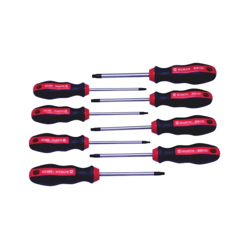 Wkrętaki TX 8 el. WURTH REDSTRIPE S2 Torx zestaw profesjonalny
