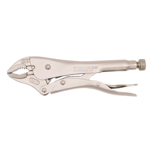 Szczypce zaciskowe półokrągłe 185 mm WURTH REDSTRIPE CRV