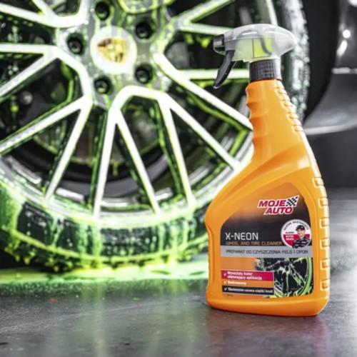 Preparat do czyszczenia felg i opon bezkwasowy X-NEON 750ml MOJE AUTO