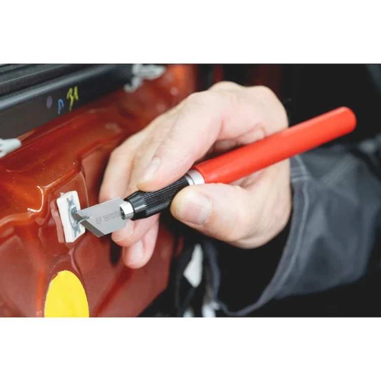 Zestaw skrobaków PU do uszczelek kleju szyb ostrza WURTH 83 el. Orsy